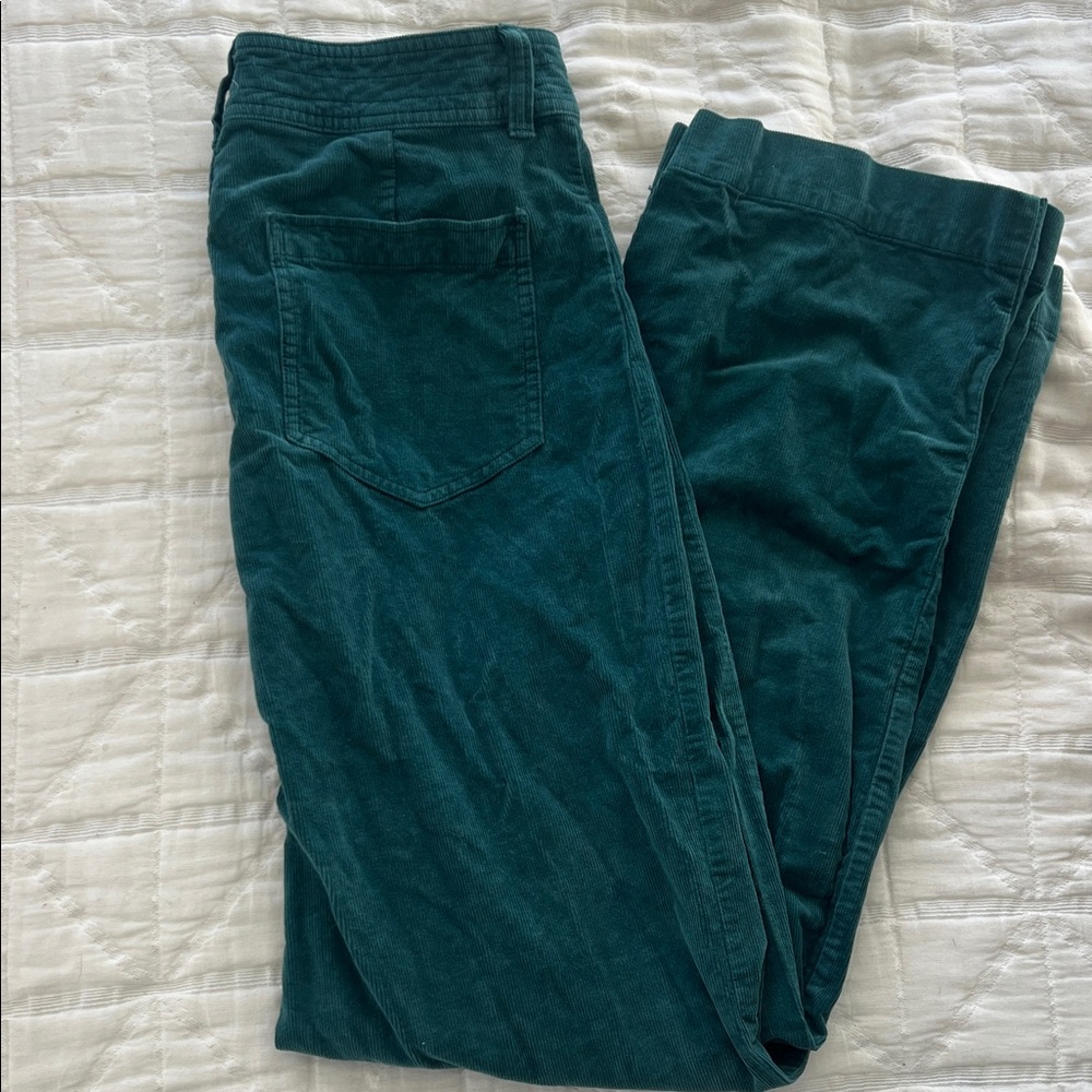 Faherty Green Corduroy Trousers